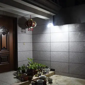 

Outdoor LED Light ABS 60LED Fold Illumination Induction Lamp Garden Campfire Waterproof Solar Light Black White Sensor Patio