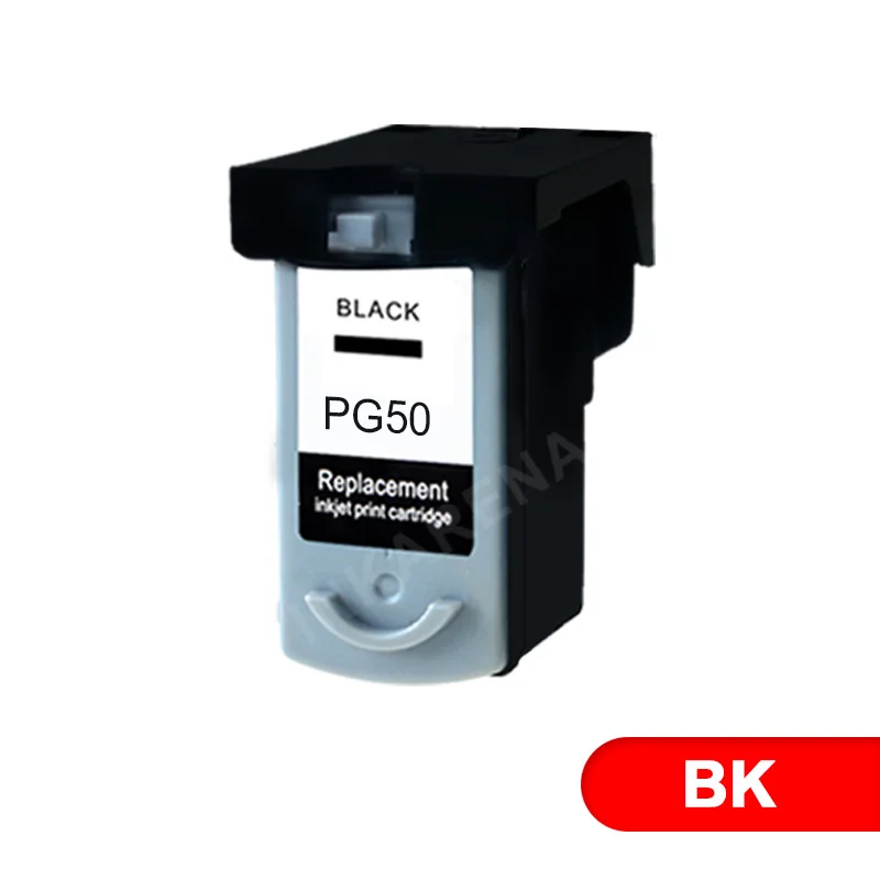 PG50-BK Чернильные картриджи PG 50 CL 51 PG50 CL51 для Canon Pixma iP2200 iP6210D iP6220D MP150 MP160 MP170 MP180 MP450 MP460 MX300 MX310 - Цвет: PG50-BK