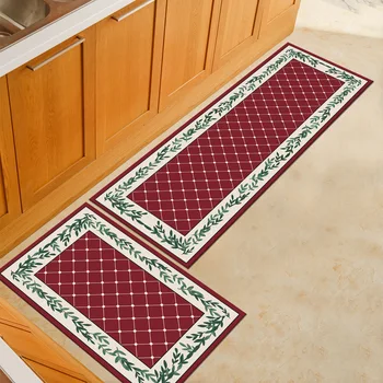 

Non Slip Kitchen Floor Rug Mat Kitchen Area Rug for Kitchen Rugs Carpet Anti-slip Printed Rugs Modern Carpet Doormat Door Mat