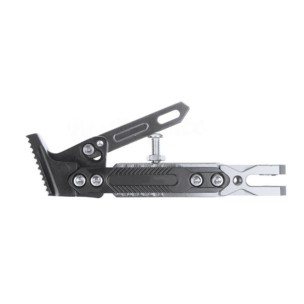 Motorcycles CNC Aluminum Alloy Adjustable Kickstand Kick Side Stand Motorcycle Scooter Street Standard For Motorcycle Universal