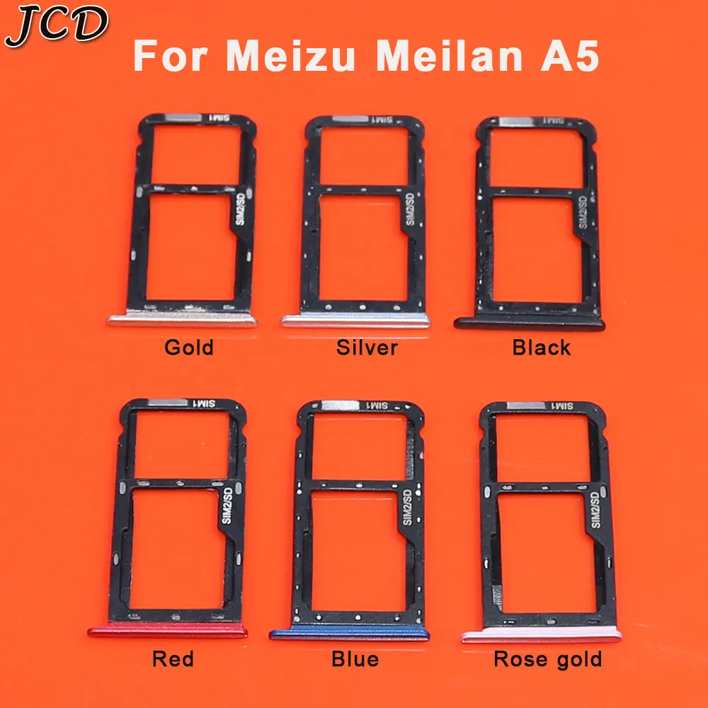 JCD Sim держатель для карт лоток Слот для карт для Meizu Meilan A5 M5C M710H Мобильная sim-карта адаптеры карт