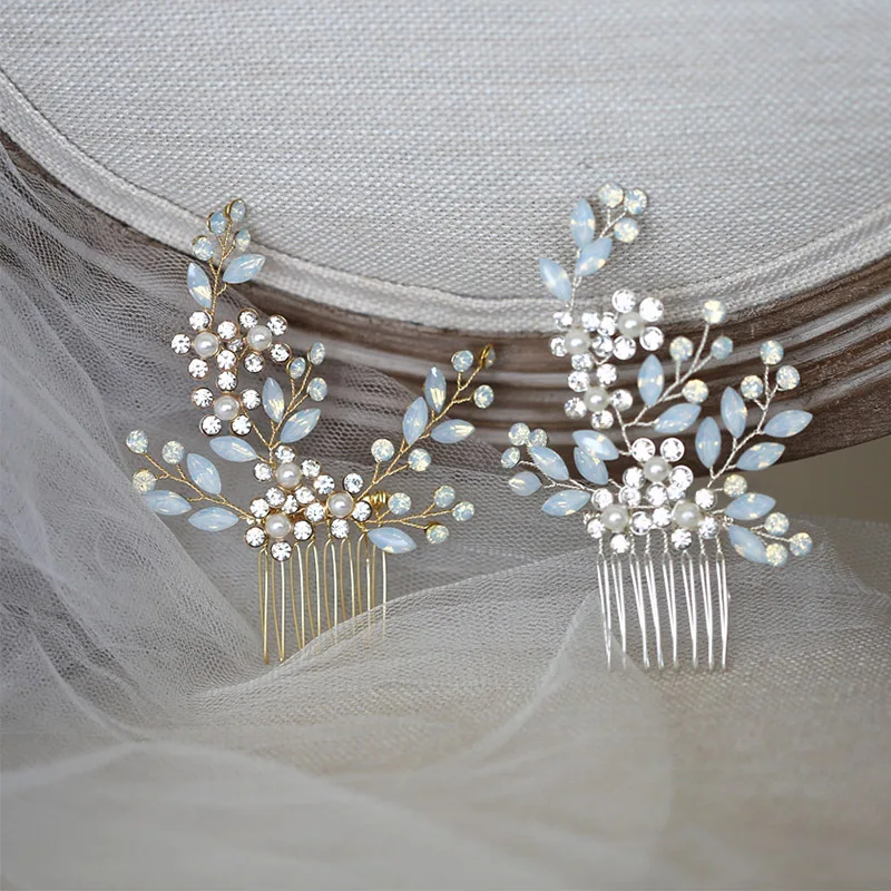 GibsonBridal заколки для волос Свадебные аксессуары ювелирные изделия ручной работы