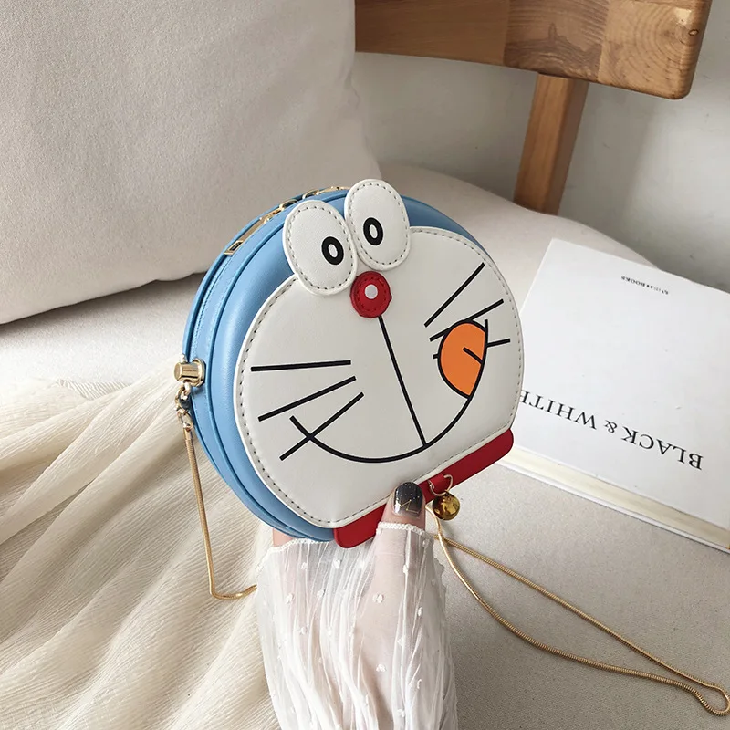 

Summer New Arrival Bag Women's 2019 New Style Fashion Cute Doraemon INS Versatile Chain Crossbody Bag