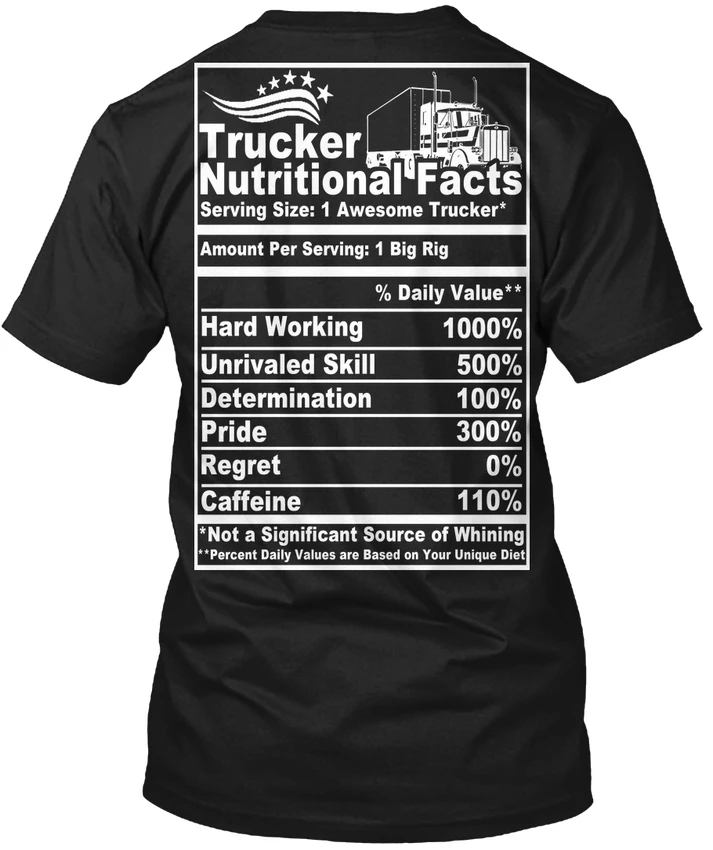 Page One Summer Fashion O-neck Cotton Trucker Nutritional Facts Serving Size Popular Tagless Printed Short Sleeve Mens Tshirt | Мужская