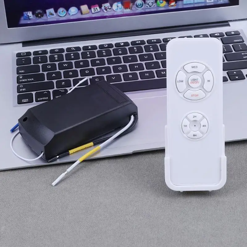 Universal Fan Light Remote Switch Speed Control Model Parts with Leads+ Wireless Remote Control For Ceiling Fan Lamp New