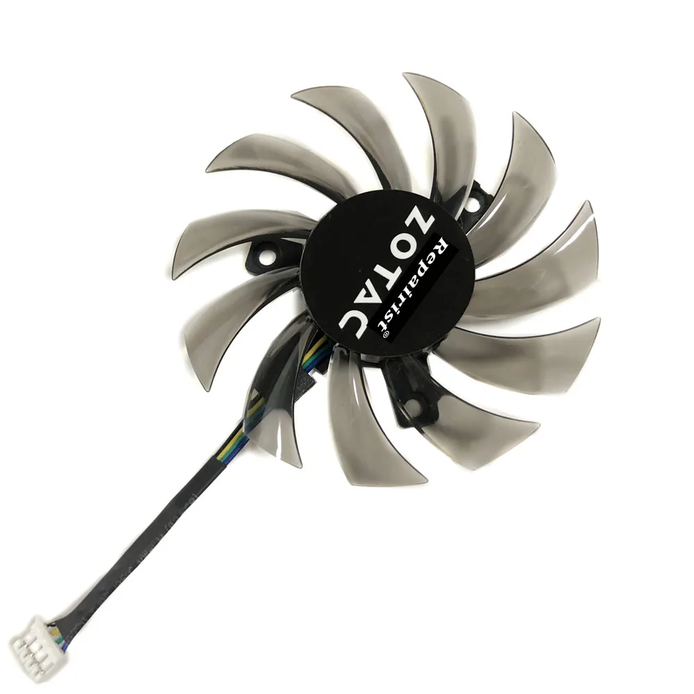 2 шт./компл. 75 мм APISTEK DIY GA81S2U DC 12V 4Pin охлаждающий вентилятор для ZOTAC GTX 660 GTX660-2GD5