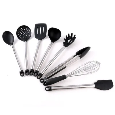 Gang Fight Edible Silicon High-temperature Resistant One-piece Non-stick Cooking Shovel Kitchen Spatula Chinese Shovel