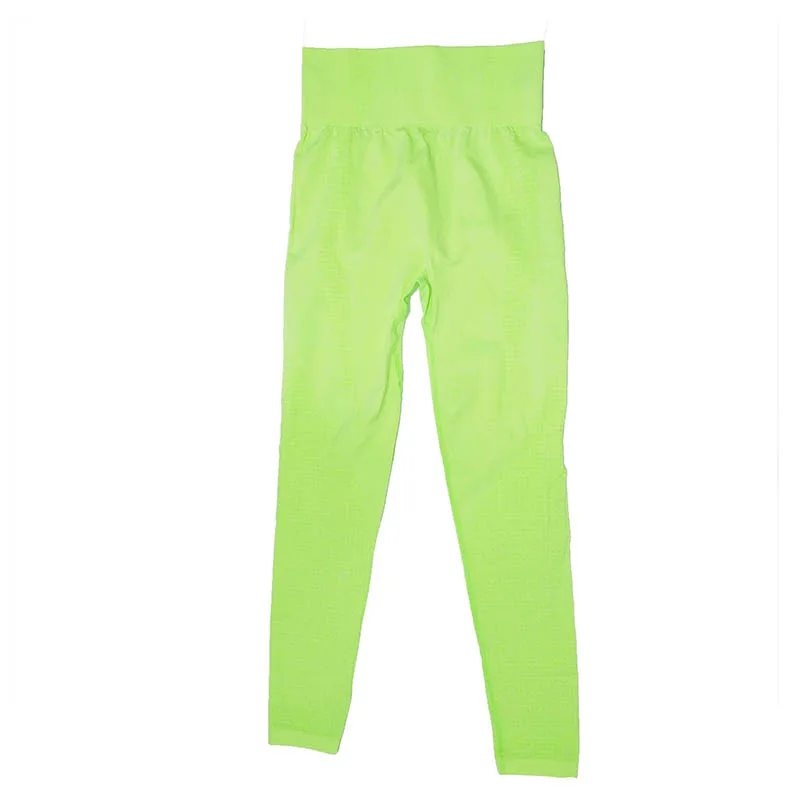 9149 Flu Green Nessaj, 14 цветов, бесшовные леггинсы, женские дышащие эластичные штаны, высокая талия, эластичные штаны, пуш-ап, леггинсы для фитнеса и тренировок - Цвет: 9149 Flu Green