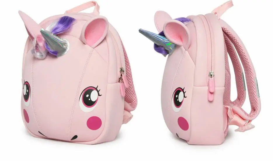 3D Cartoon Super Cute Unicorn School Bag