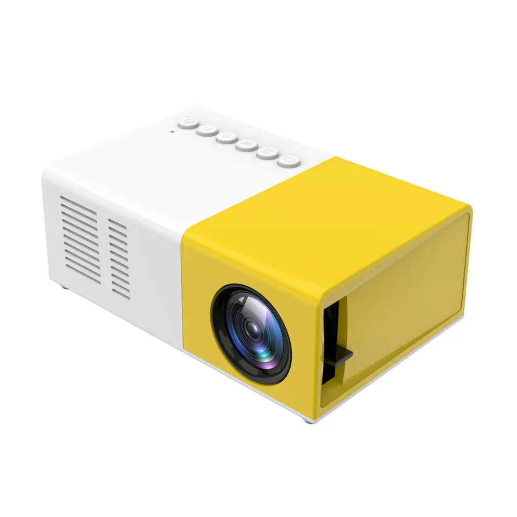 J9 портативный мини проектор HD 1080P Мини светодиодный для домашнего кинотеатра AV USB
