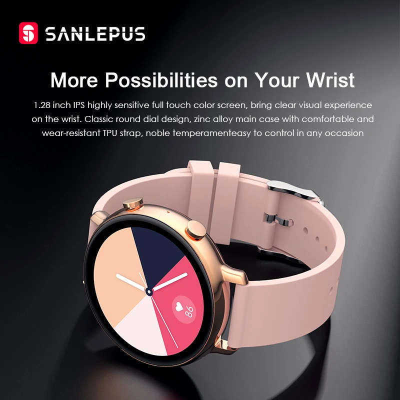 SANLEPUS 2021 Smart Watch Dial Calls Men Women Waterproof Smartwatch ECG PPG Fitness Bracelet Band For Android Apple Xiaomi