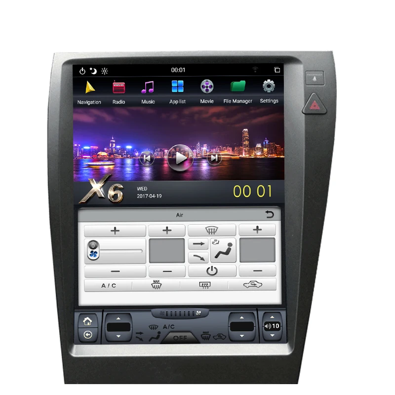 Excellent NAVITOPIA 12.1inch 4G+64GB Tesla Style Vertical Screen Android 8.1 Car DVD GPS Navigation for Lexus ES240 ES350 10