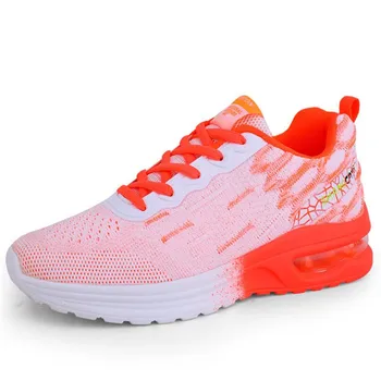 

Woman Sneakers Breathable Mesh Running Shoes 2020 popular Air Sole Women Jogging Trainers Non-slip Lace-up Ladies Sport Shoes