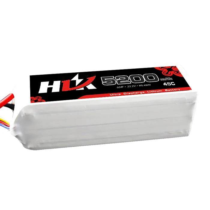 US $417.73 High Performance 5200mAh Lipo 6S 45C Battery Rc Heli