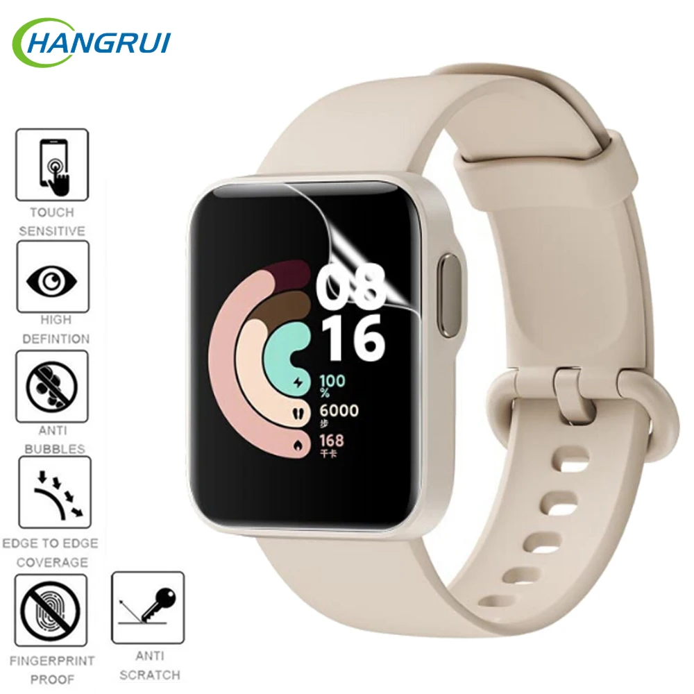 5 шт. Водонепроницаемая Защита экрана для умных часов Xiaomi Mi Watch Lite мягкая защитная