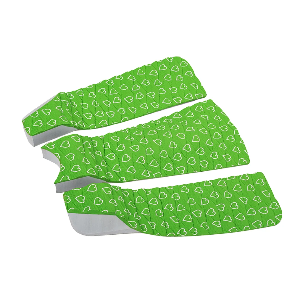 MagiDeal 3 упаковки тяговые подушки для серфинга Нескользящие доски для серфинга накладка под ноги Накладка для лучшего сцепления с доской для серфинга