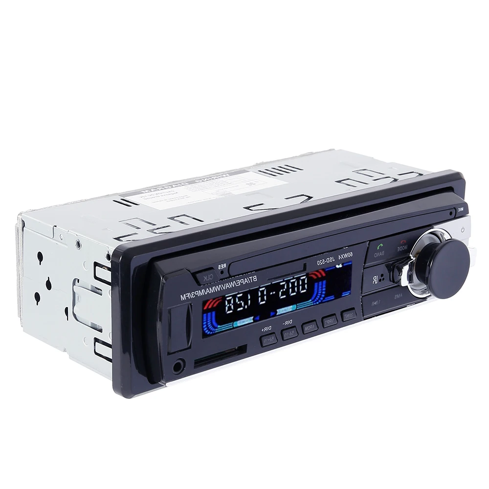 12 В Bluetooth автомагнитолы Авто Стерео FM Aux-IN входной приемник SD USB JSD-520 In-dash 1 din пульт дистанционного управления MP3 мультимедийный плеер