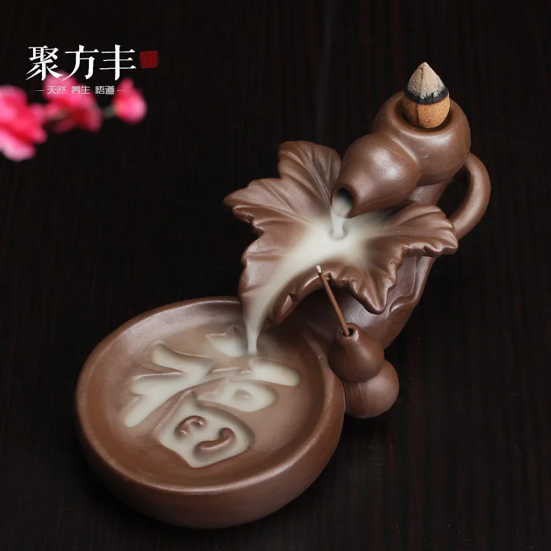 

2019 Rushed Encens Wealth Reversal Smoke Incense Burner Peace Offer Birthday Felicitations Gifts Poly Fang Feng Direct Selling