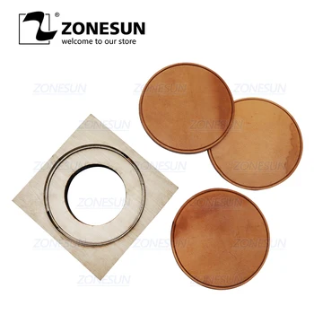 

ZONESUN Round Cup Mat Flower Customized Leather Clicker Die Handicraft Tool Punch Cutter Die Cutting Mould Diy Paper Laser Knife