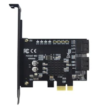 Marvell 88SE9215 4 порта SATA 6G PCI Express Riser Card PCI-e To SATA III 3,0 конвертер SATA3.0 HDD SSD IPFS для Майнинг Биткойн