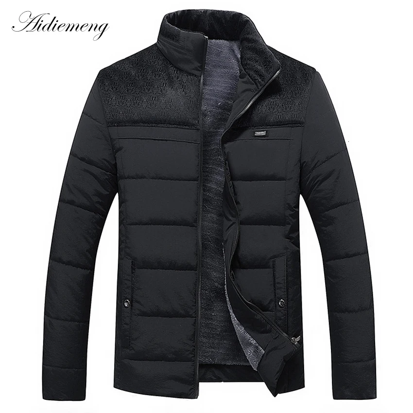 Толстые теплые зимние пальто мужские куртки флисовые повседневные парки мужская верхняя одежда однотонная мужская куртка-бомбер мужская