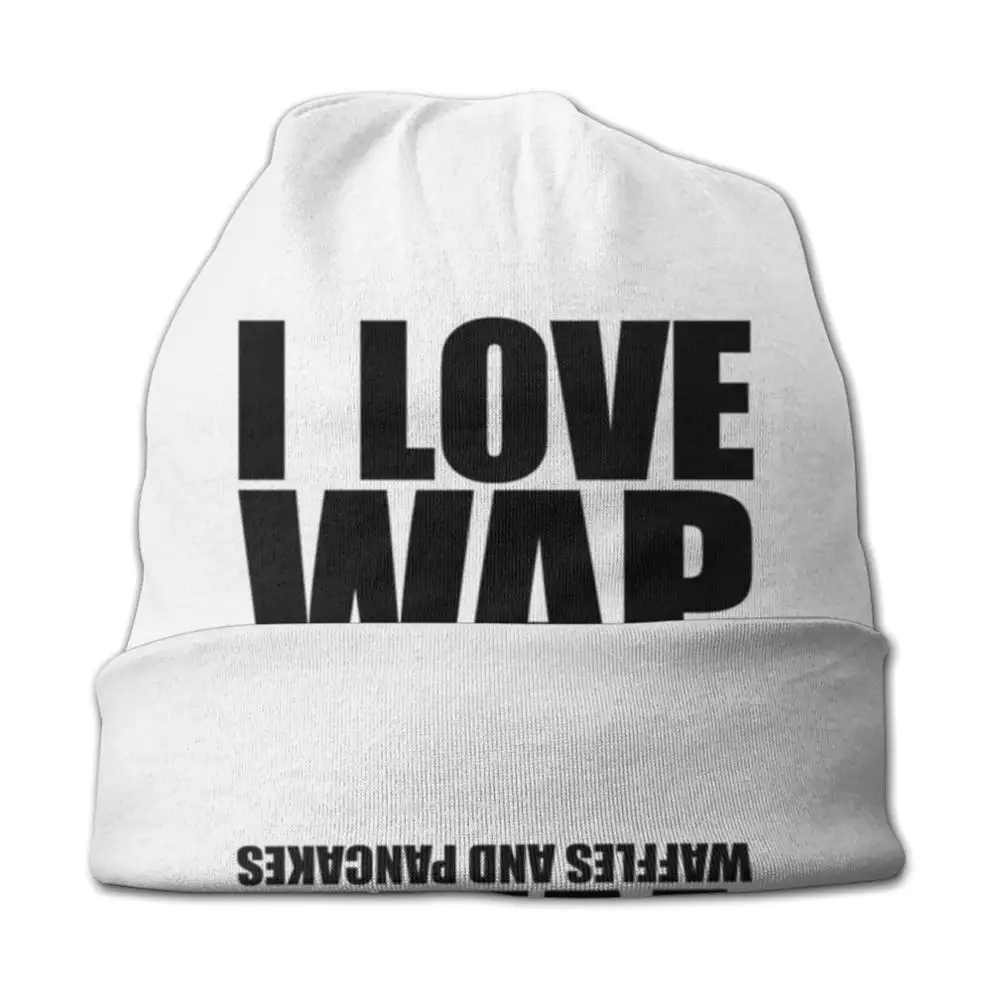 I Love Wap Waffles And Pancakes Spring And Autumn Unisex Beanie Knitted Hat Wap Cardi B Megan Thee Stallion Cardi Rap Music Wap Aliexpress Apparel Accessories