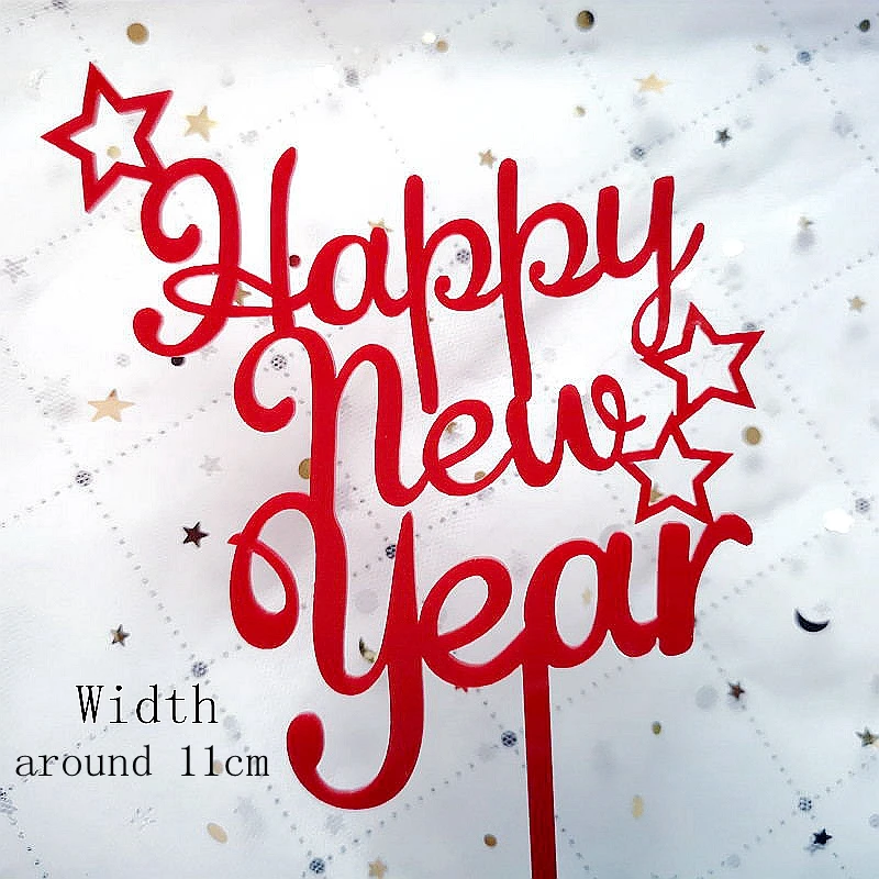 2pc new year B Китайские традиционные топперы для торта на год, вечерние украшения, кунг Хэй, Fat Choi, благословение, крыса, весенние принадлежности для выпечки, сосна, подарки для любви - Цвет: 2pc new year B
