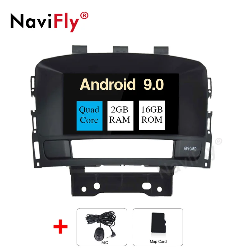 NaviFly Android 9,0 Восьмиядерный PX5 автомобильный dvd-плеер для OPEL ASTRA J 2010-2012 Автомобильная Мультимедийная поддержка DVR wifi DAB OBD gps радио - Цвет: 16G model