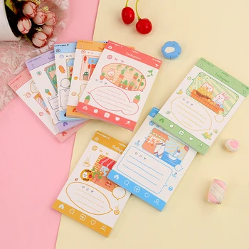 

50 pcs Ticket Punch Series Travel Fun Note Memo Pad Kawaii Stationery Portable handbook Notepad School Office Supply Papeleria