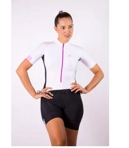 Розовый Kafitt Pro Team триатлон костюм женский Велоспорт Джерси Skinsuit комбинезон Майо Велоспорт Ropa ciclismo набор гелевая подкладка - Цвет: as picture