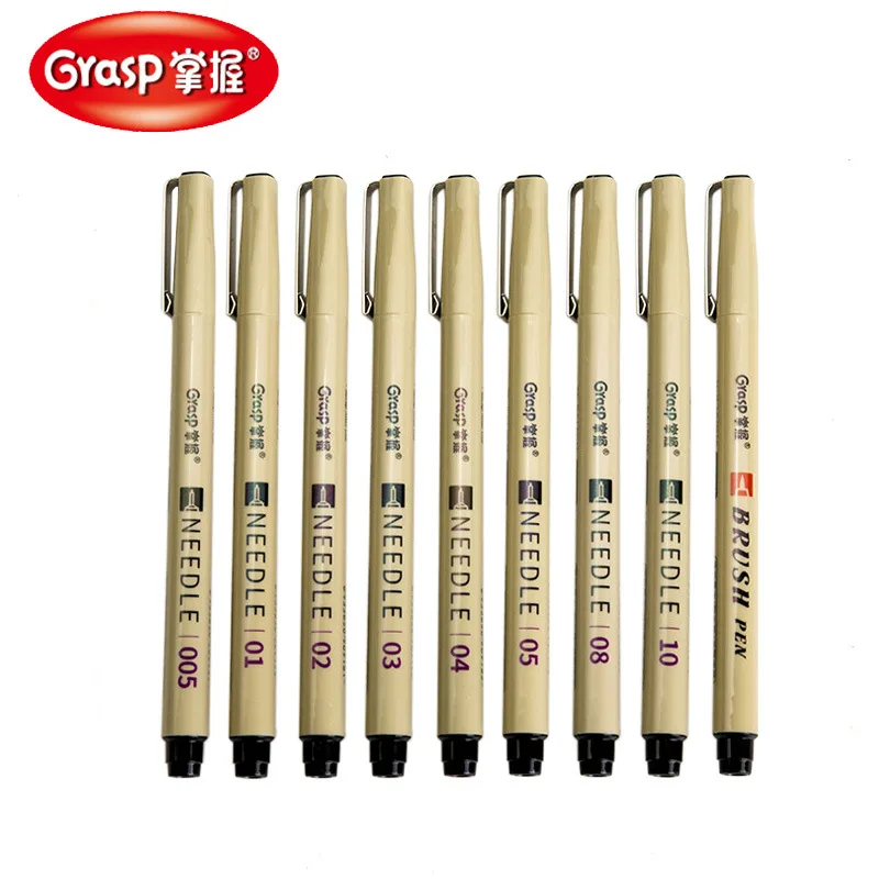 

9 Pcs Sketch Needle Pen Waterproof Comic Drawing Pen Hand Drawn Hook Line Stroke Pens Sketching Markers for Drawing Brush Pens