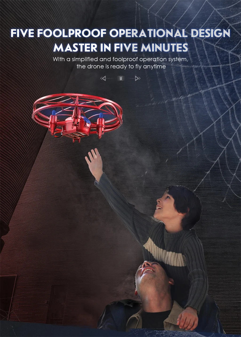 Горячий Летающий вертолет полное покрытие 3d Rolling Smart Drone Quadcopter игрушки RTF для детей игрушки для детей и взрослых Дрон для детей Beginne