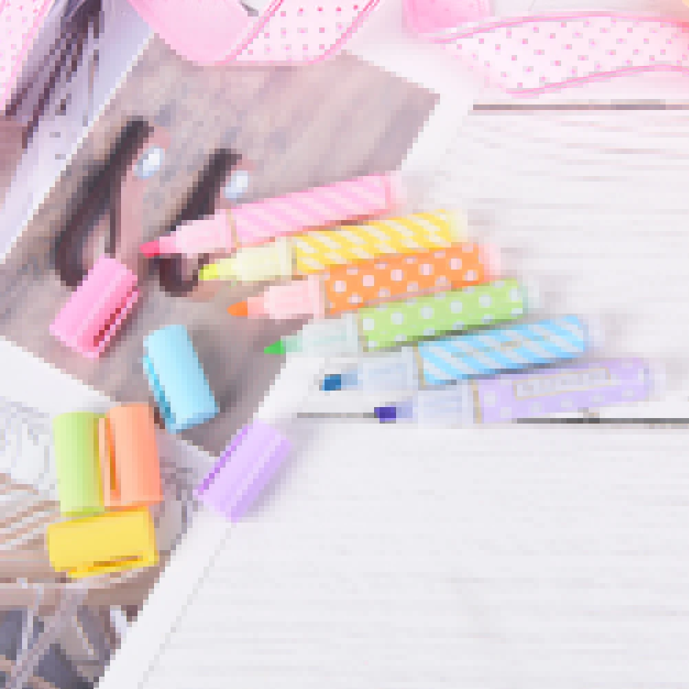 6pcs/lot 6colors/pack Cute Kawaii mini highlighter pens Office supply& Stationery - Цвет: 6pc