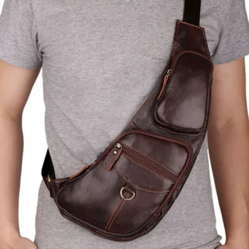 

New Arrival Men Shoulder Chest Bag Zipper Casual for Outdoor Mobile Phone Keys Money Travel