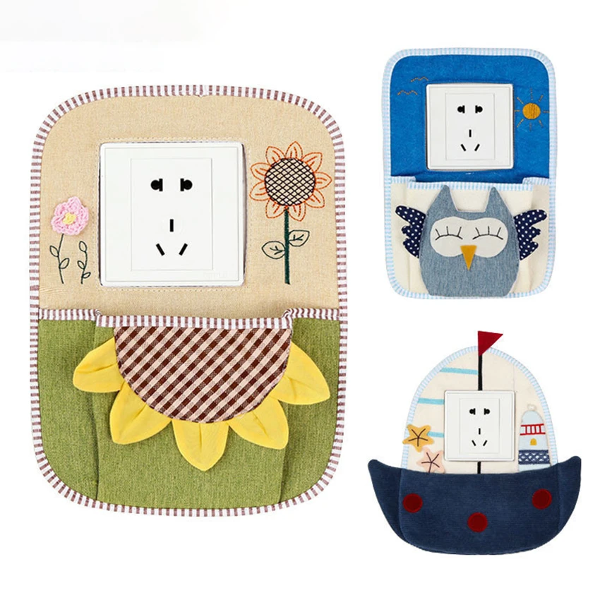 Cellphone Charging Hanging Bag Pocket Creative Switch Cover with Storage Pocket Cloth Protective Switch Sticker Home Decor Cellphone Charging Hanging Bag Pocket Creative Switch Cover with Storage Pocket Cloth Protective Switch Sticker Home Decor