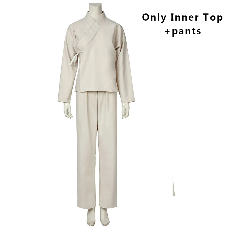 only inner top pants Мулан съемочный костюм Хуа мулань супергерой косплей Китайский традиционный ханьфу Хэллоуин для женщин платье disfraz Mujer на заказ Красный - Цвет: only inner top pants