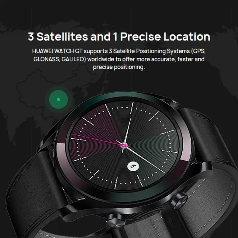 HUAWEI Watch GT Смарт-часы HD экран Bluetooth 5ATM водонепроницаемый телефон поддержка вызова gps трекер сердечного ритма для Android iOS