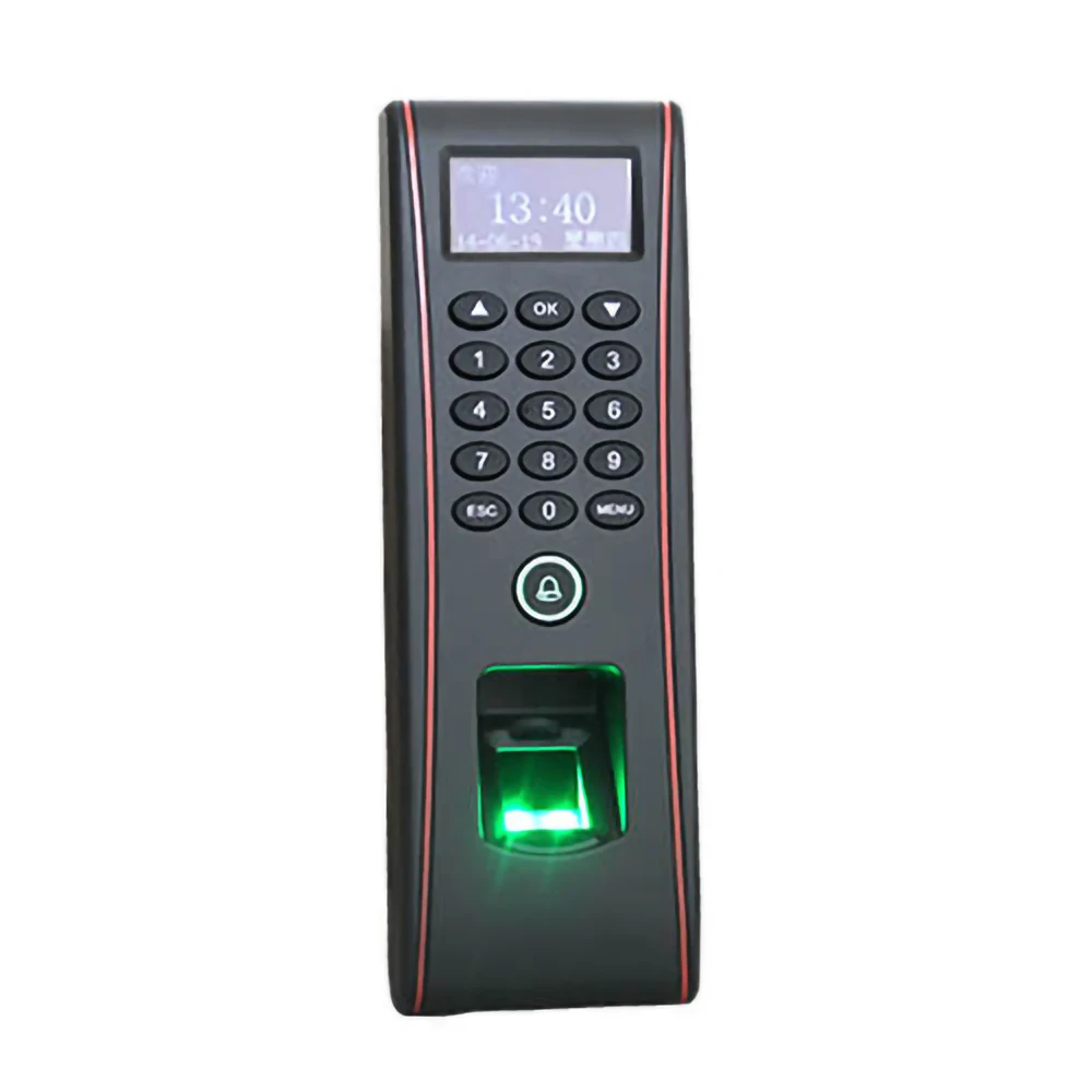 Умный терминал контроля доступа со сканером отпечатков пальцев OF108 бесплатное