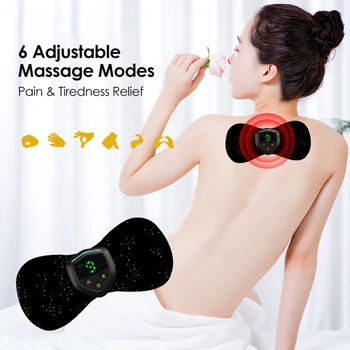

Intelligent Cervical Massager Pulse Massager Mini Portable Massage Stickers Physical Therapy Multi-function Neck Stickers