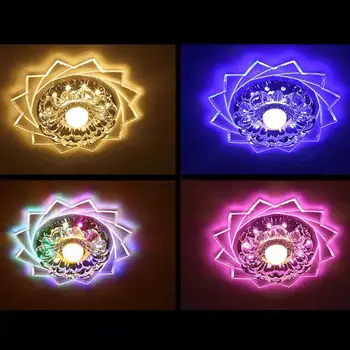 

20cm 3W Surface/Flush Mounted City Crystal LED Ceiling Light Fixture Lamp