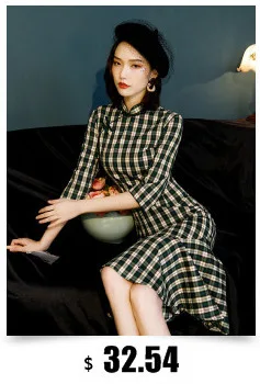 4XL размера плюс шелковое платье современное Улучшение Cheongsam Китайский ветер полоса Cheongsam радужные полосы Печати Восточный Qipao