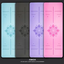 Best Offers PU+ Natural Rubber Yoga Mat with Position Line Fitness Non Slip Exercise Pad For Environmental Widen and length Gymnastics Mats Best Offers PU+ Natural Rubber Yoga Mat with Position Line Fitness Non Slip Exercise Pad For Environmental Widen and length Gymnastics Mats