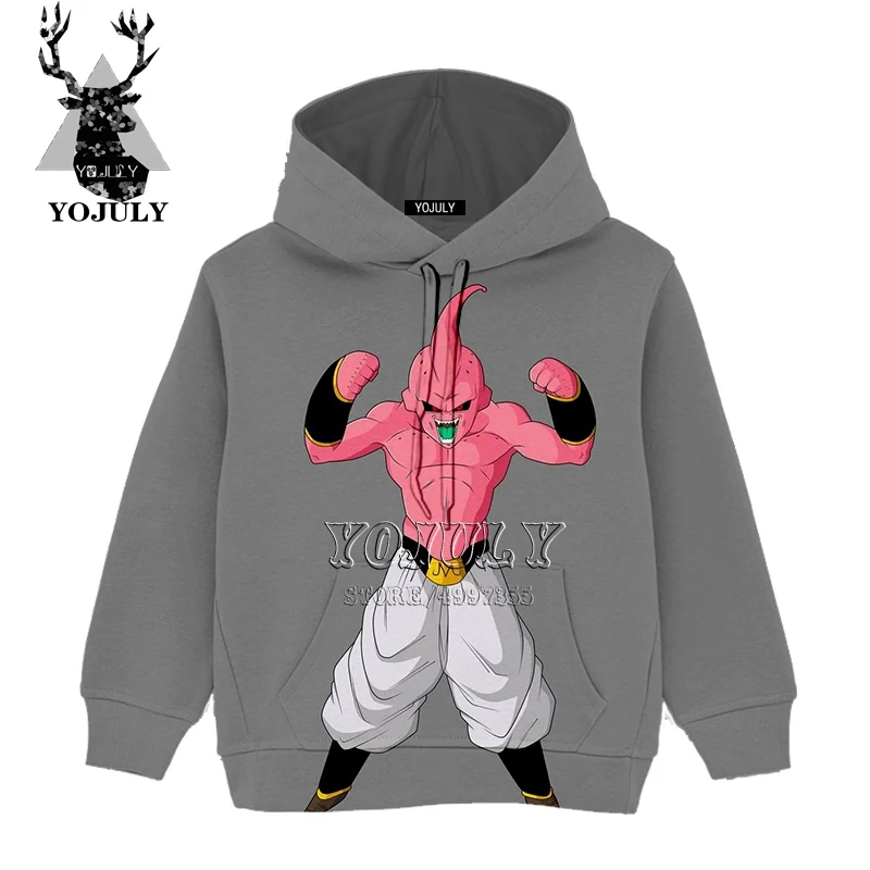 YOJULY Dragon Ball волшебник Европа аниме 3D Drucken Повседневный модный Уличная пуловер Мальчики Девочки Подростки Дети Толстовка C75 - Цвет: 10