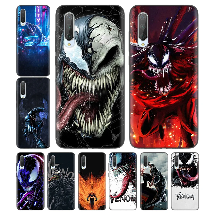 

Silicone Case For Xiaomi Redmi Note 7 7A 7S 6 6A 5 K20 Mi A1 A2 A3 8 9T CC9 CC9E Lite Pro F1 GO Cover Marvel Venom Villain