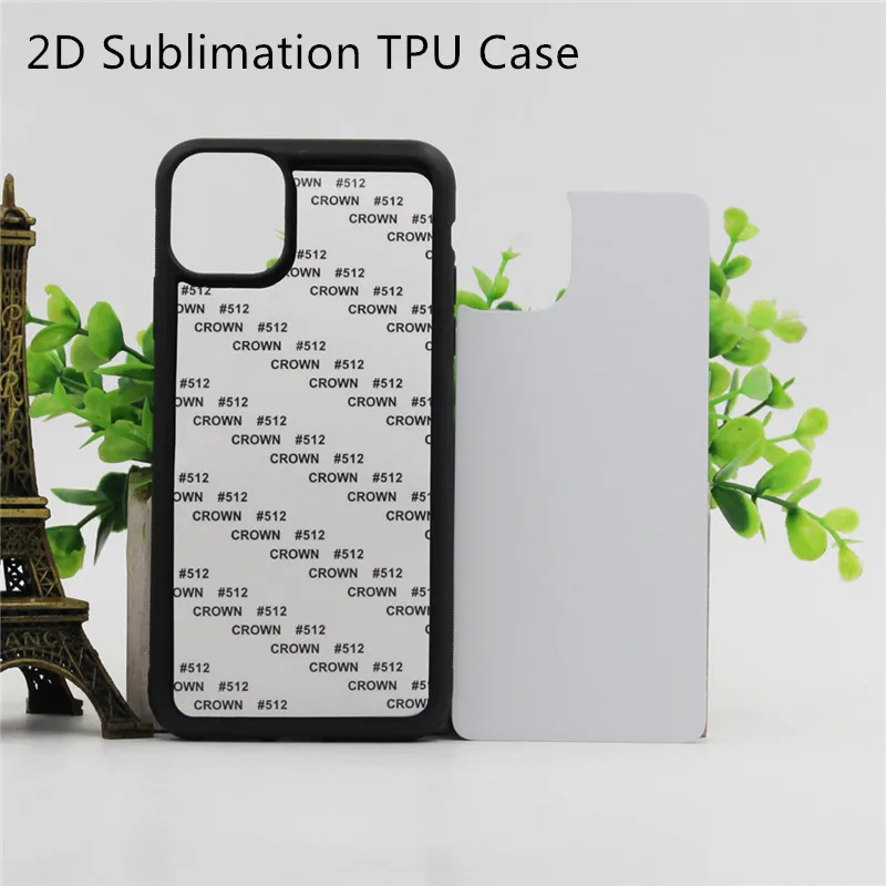 2D Sublimation Case For iPhone 11 12 Pro Max X Xr Xs Max 6S 5S 6 7 8 Plus TPU+PC Blank Printed Cover 10pcs