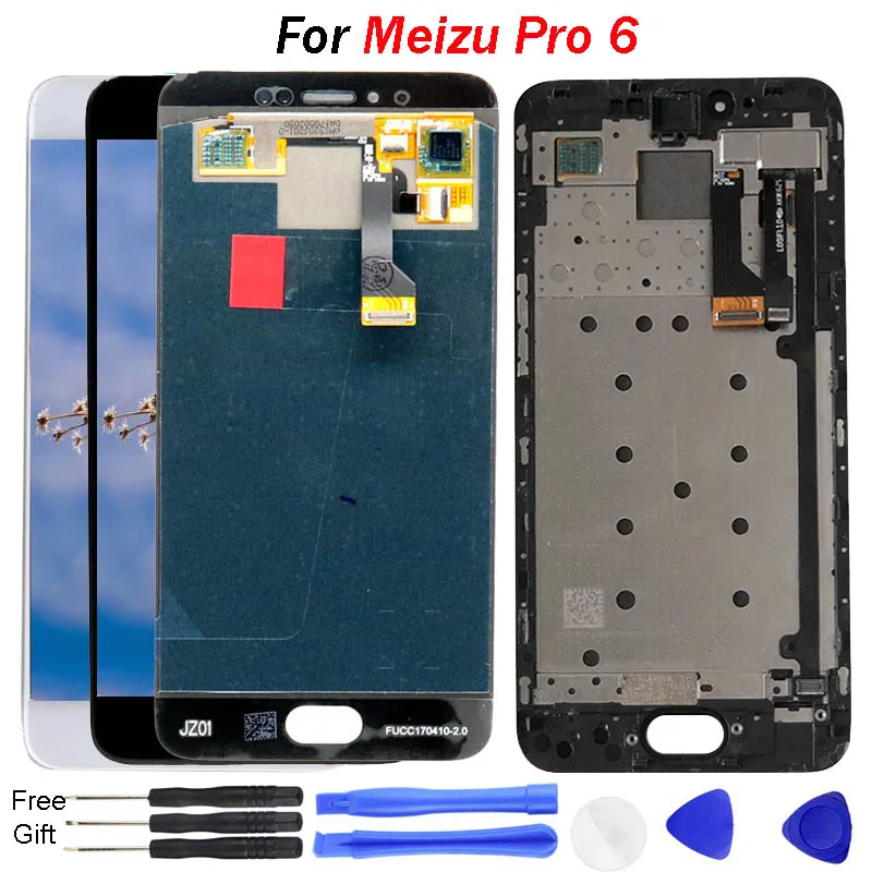 Для meizu pro 6 ЖК-дисплей M570M M570C M570Q M570h дисплей кодирующий преобразователь сенсорного экрана в сборе Замена для meizu pro 6 дисплей