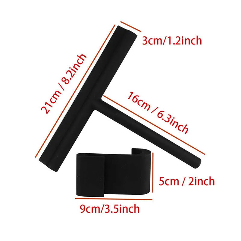 Силиконовая щетка для чистки стекла душевой Ракель стеклоочиститель скребок лезвие для чистки Нескользящая ручка щетка для чистки стекла