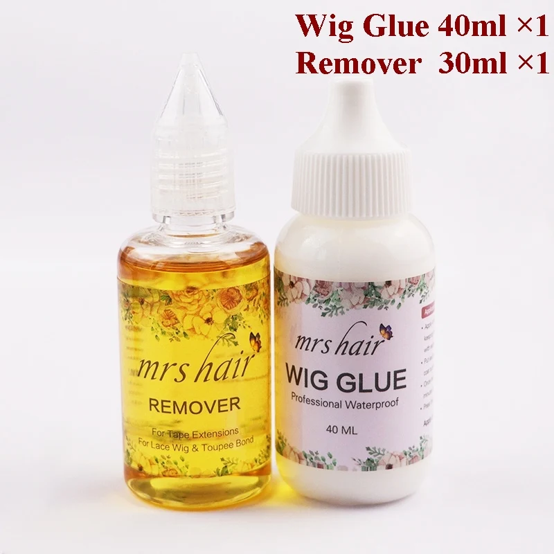 Glue and Remover A Клей для парика 40 мл+ лента для удаления волос 30 мл жидкие инструменты для наращивания волос клей для склеивания волос удерживает 3-5 недель - Цвет: Glue and Remover A