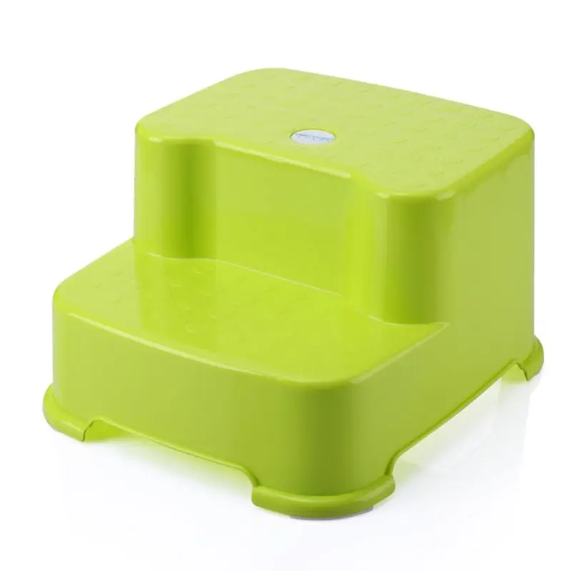 Green Детская многофункциональная Пуфик для малышей двухслойные Non-slip табурет 72XC - Цвет: Green
