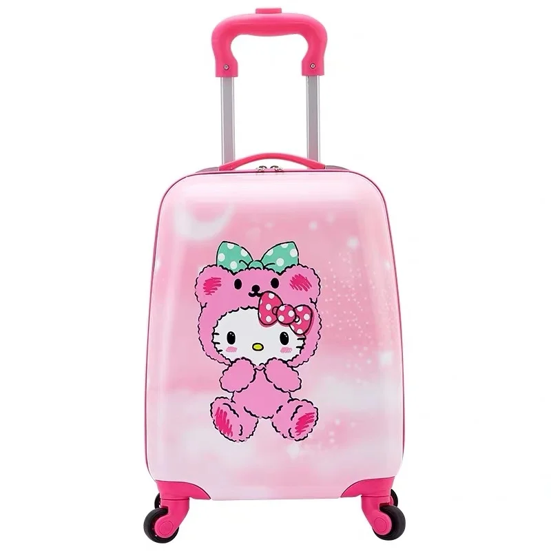 18 дюймов Детский чемодан на колесиках для путешествий багаж сумка для переноски на чемодан на колесиках кабина багаж на ролликах для детских подарков с персонажами из мультфильмов